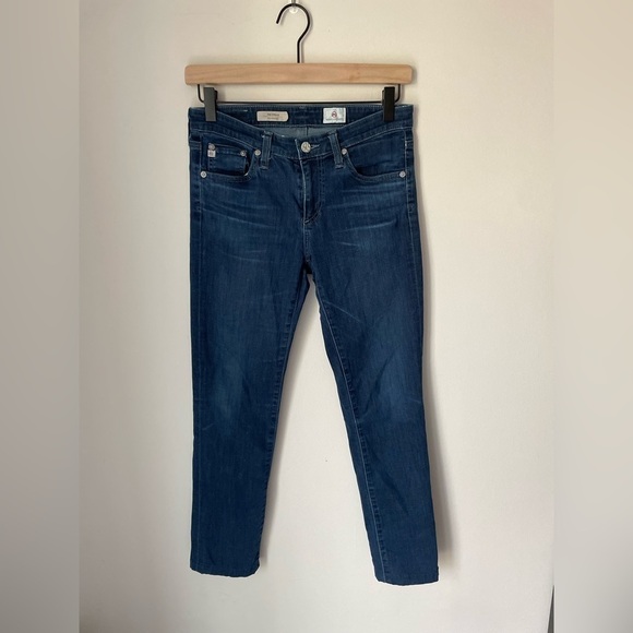 Adriano Goldschmeid The Stella Slim Straight Medium Wash Jeans Size 27 - Picture 1 of 11
